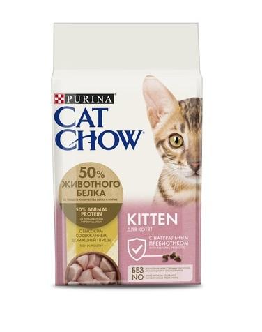 Cat Chow Kitten Для котят с курицей 400г