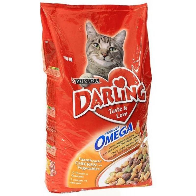 Darling Сухой корм для кошек "Курица по домашнему с овощами" 10кг