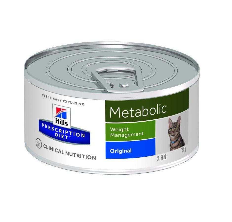 Hill's Metabolic Диета для кошек для достижения оптимального веса 156г (банка)