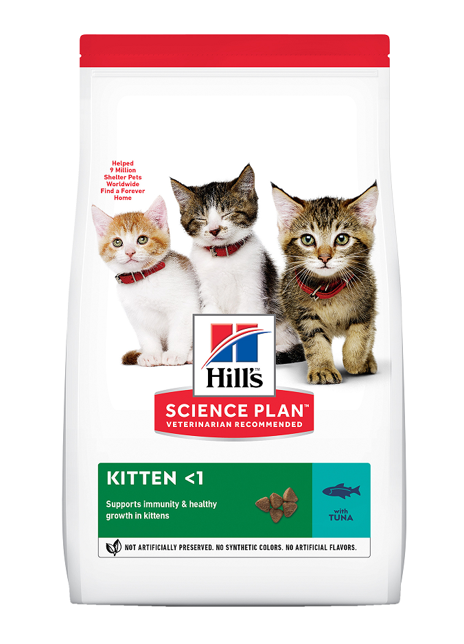 Hills Science Plan Kitten with Tuna Котятам с Тунцом 1.5кг (тунец)