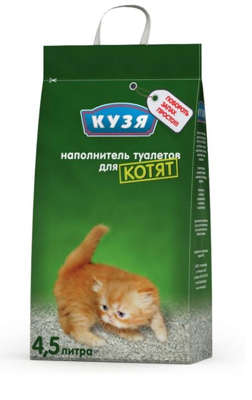 Наполнитель Кузя для котят 4,5л