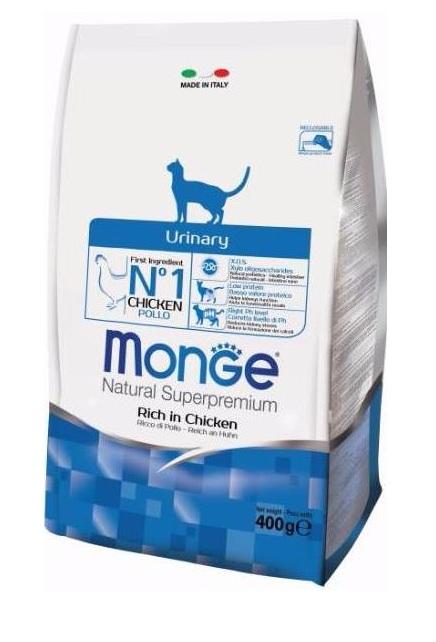 Monge Urinary Cat Для профилактики мочекаменной болезни у кошек 1,5кг