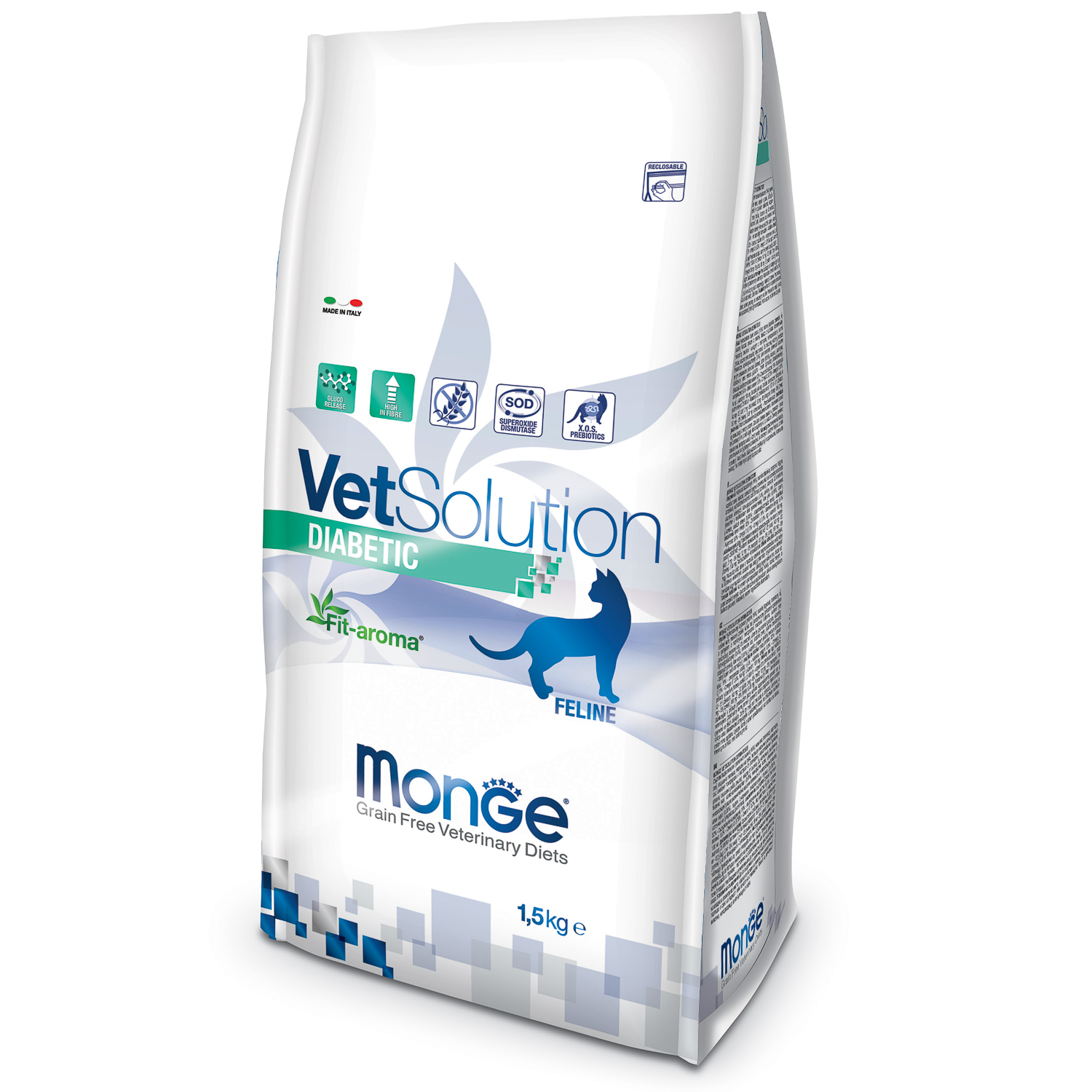 Monge VetSolution Cat Diabetic диета для кошек Диабетик 1,5кг