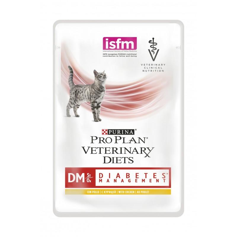 Pro Plan DM St/Ox Diabetes Рацион для кошек 85гр (курица)
