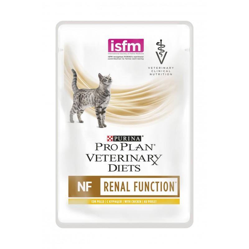 Pro Plan NF Renal Function Рацион для кошек с курицей 85 гр (пауч)