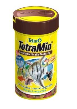  TetraMin  bio active корм для всех видов тропических рыб в виде хлопьев 20г/100мл bio active
