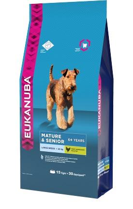 Eukanuba Dog Senior & Mature Large breed Корм для пожилых собак крупных пород страше 6 лет 4кг