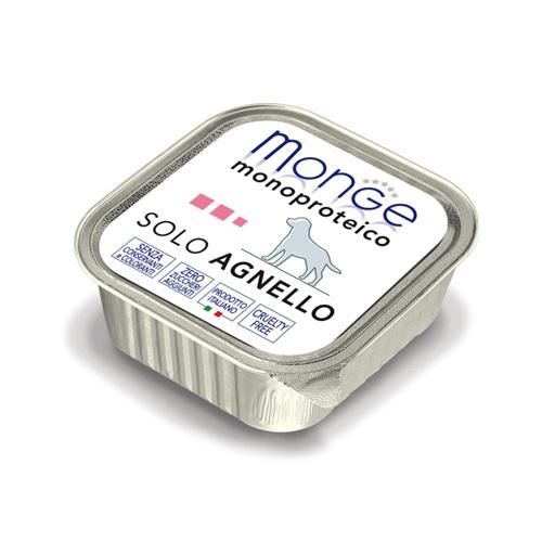Monge Dog Monoproteico Solo Монопротеиновые консервы для собак паштет из ягненка 150г
