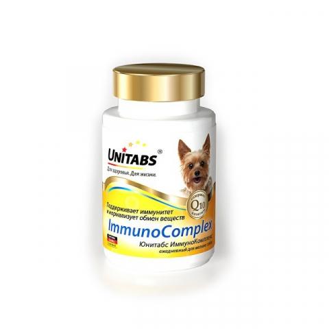 Unitabs ImmunoComplex Витамины с Q10 для мелких собак 100 таб   