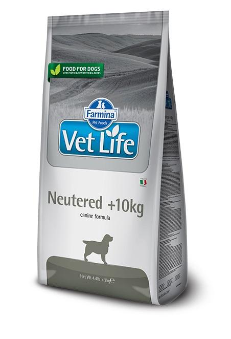 Vet Life Neutered >10kg Диета для стерилизованных и кастрированных собак (весом более 10кг) 2кг
