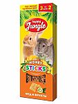 Happy Jungle Палочки для кроликов, морских свинок, шиншилл мед+фрукты 3шт