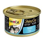 Gimcat ShinyCat in Jelly Консервы для котят с тунцом в желе 70г