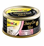 Gimcat ShinyCat Filet Консервы для кошек с цыпленком и креветками (филе) 70г