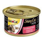 Gimcat ShinyCat Консервы для кошек с курицей и крабом 70г
