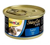 Gimcat ShinyCat in Jelly Консервы для кошек с тунцом в желе 70г