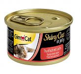 Gimcat ShinyCat in Jelly Консервы для кошек с тунцом и лососем в желе 70г