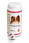 POLIDEX® Super Wool plus Витамины для собак для здоровья кожи и шерсти 500 таб.