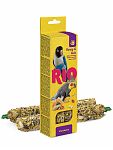 RiO Sticks Палочки для средних попугаев с медом и орехами 2 x 75г.