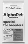 Сухой корм AlphaPet Superpremium for Breeders для щенков крупных пород с 6 месяцев до 1,5 лет с говядиной и рисом 18 кг