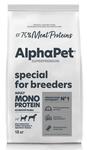 Сухой корм AlphaPet Superpremium MONOPROTEIN for Breeders из белой рыбы для взрослых собак средних и крупных пород 18 кг