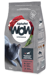 Сухой корм AlphaPet WOW Superpremium для взрослых домашних кошек c говядиной и печенью 7 кг