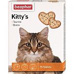  Beaphar Kitty's + Taurine-Biotine с биотином и таурином для кошек 75 таб.