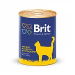 Brit Premium Beef and Offal Medley Консервы для кошек всех пород 340г. (мясное ассорти с потрошками)