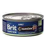 Brit Premium by Nature консервы с мясом цыплёнка для кошек 100г