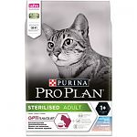 Pro Plan Sterilised Для стерилизованных кошек 3кг (с треской и форелью)