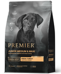 Premier Dog Turkey JUNIOR Medium&Maxi (Свежее мясо индейки для юниоров средних и крупных пород) 1кг