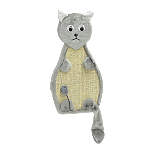  Когтеточка плоская "Котик", ткань сизалевая Зооник арт.22383