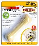 Petstages игрушка для собак Chick-A-Bone косточка с ароматом курицы 11 см малая 67340