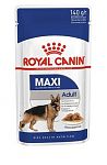 ROYAL CANIN Maxi Adult Кусочки в соусе для собак крупных пород 140г (пауч)