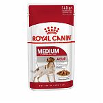 ROYAL CANIN Medium 10+ Кусочки в соусе для пожилых собак средних пород старше 10 лет 140г (пауч)