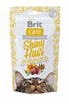 Brit Care Лакомство для кошек Shiny Hair для блестящей шерсти 50г  
