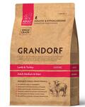 GRANDORF DOG Lamb&Turkey MED&MAXI ягнёнок с индейкой для собак средних и крупных пород 1кг
