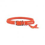 Ошейник "CoLLaR GLAMOUR" для длинношерстных собак (ширина 9мм, длина 17-20см) оранжевый