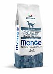 Monge Cat Sterilised Monoprotein Корм для стерилизованных кошек с форелью 10кг