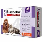 Inspector Таблетки от внешних и внутренних паразитов для кошек и собак 8 - 16кг