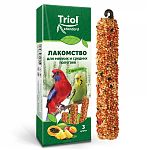 Triol Standard Лакомство для мелких и средних попугаев с фруктами 80г (уп. 3 шт)