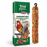 Triol Standard Лакомство для мелких и средних попугаев с овощами 80г (уп. 3 шт)