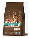 Petvador Полнорационный корм для кошек с чувствительным пищеварением,атлантическая рыба, индейка и бурый рис 2кг