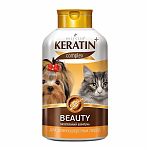 Шампунь KERATIN+ Beauty для длинношерстных пород кошек и собак 400мл