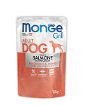 Monge Adult Dog Grill Pouch GF Для взрослых собак с лососем 100г (пауч)
