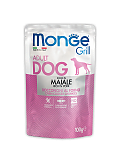 Monge Adult Dog Grill Pouch GF Для взрослых собак со свининой 100г (пауч)
