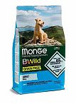 Monge BWild GF Mini  Adult Anchovies Беззерновой корм для взрослхых собак мелких пород 2,5кг (анчоус, картофель и горох)