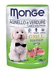 Monge Dog Grill Pouch Для собак ягненок с овощами 100г (пауч)