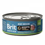 Brit Premium by Nature консервы с Ассорти из птицы с потрошками для взрослых собак мелких пород 100г