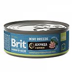 Brit Premium by Nature консервы с курицей и цукини для взрослых собак мелких пород 100г