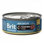 Brit Premium by Nature консервы с телятиной и языком для взрослых собак мелких пород 100г